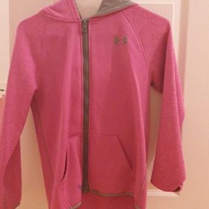 Under armor pink jacket